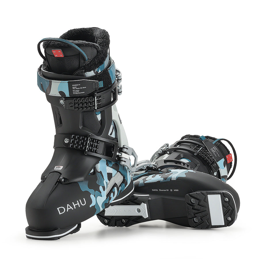 Women's Blue Camo Ecorce 01 - Demo Boots
