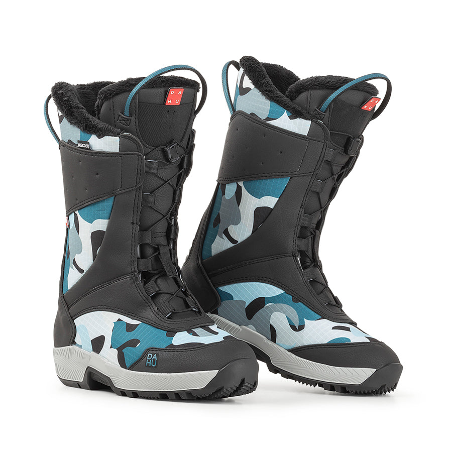 Women's Blue Camo Ecorce 01 - Demo Boots