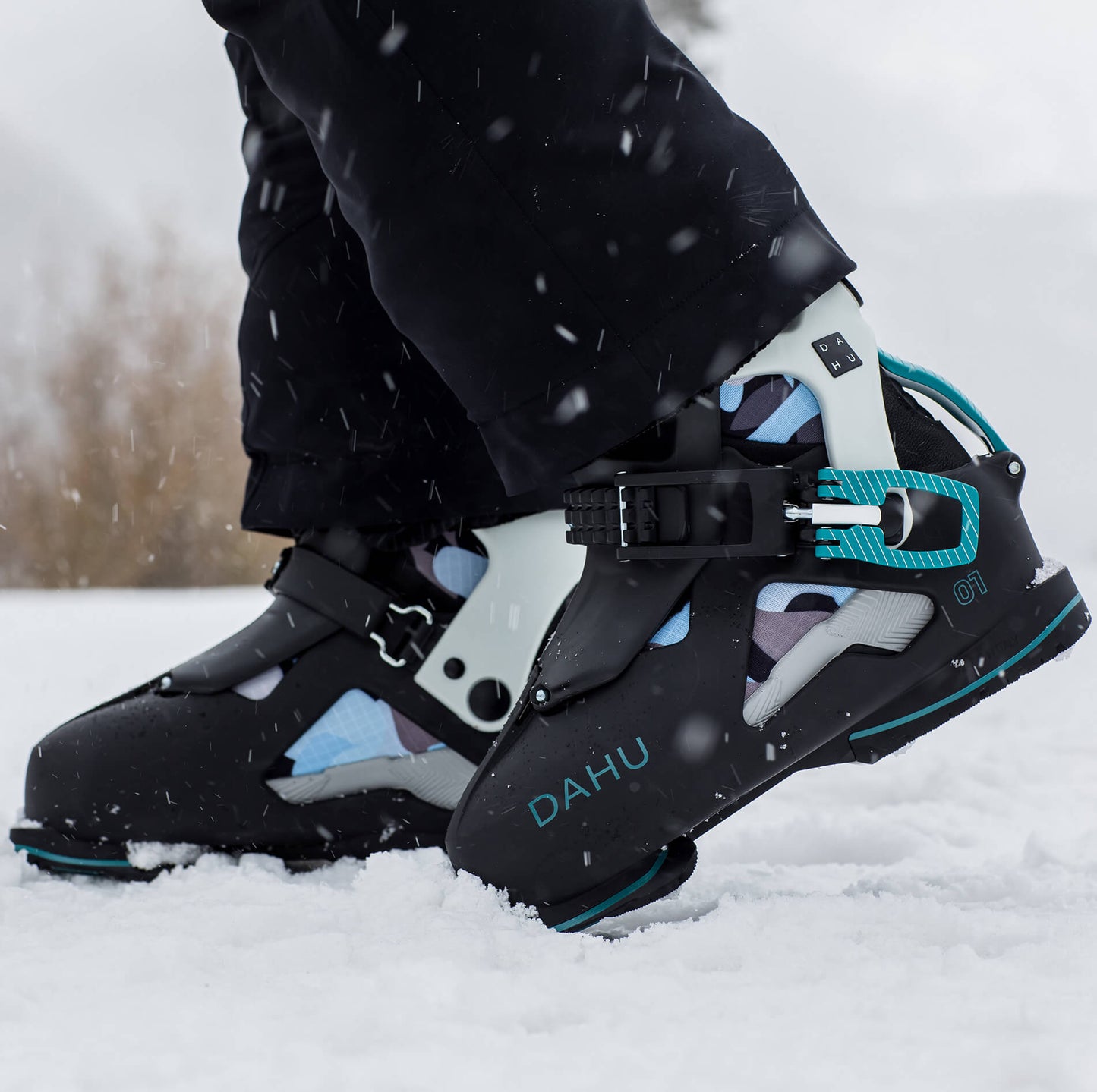 Women's Blue Camo Ecorce 01 - Demo Boots