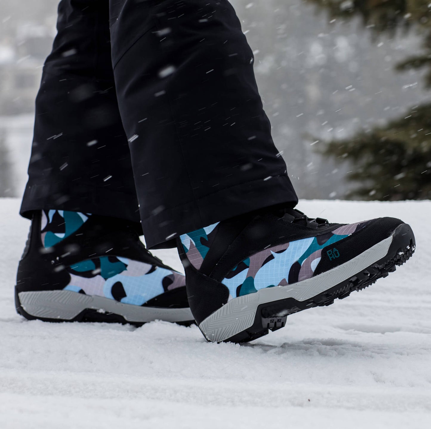 Women's Blue Camo Ecorce 01 - Demo Boots