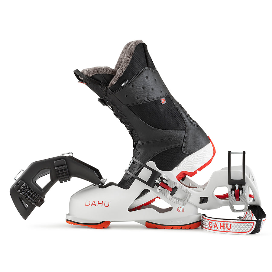 light grey black red