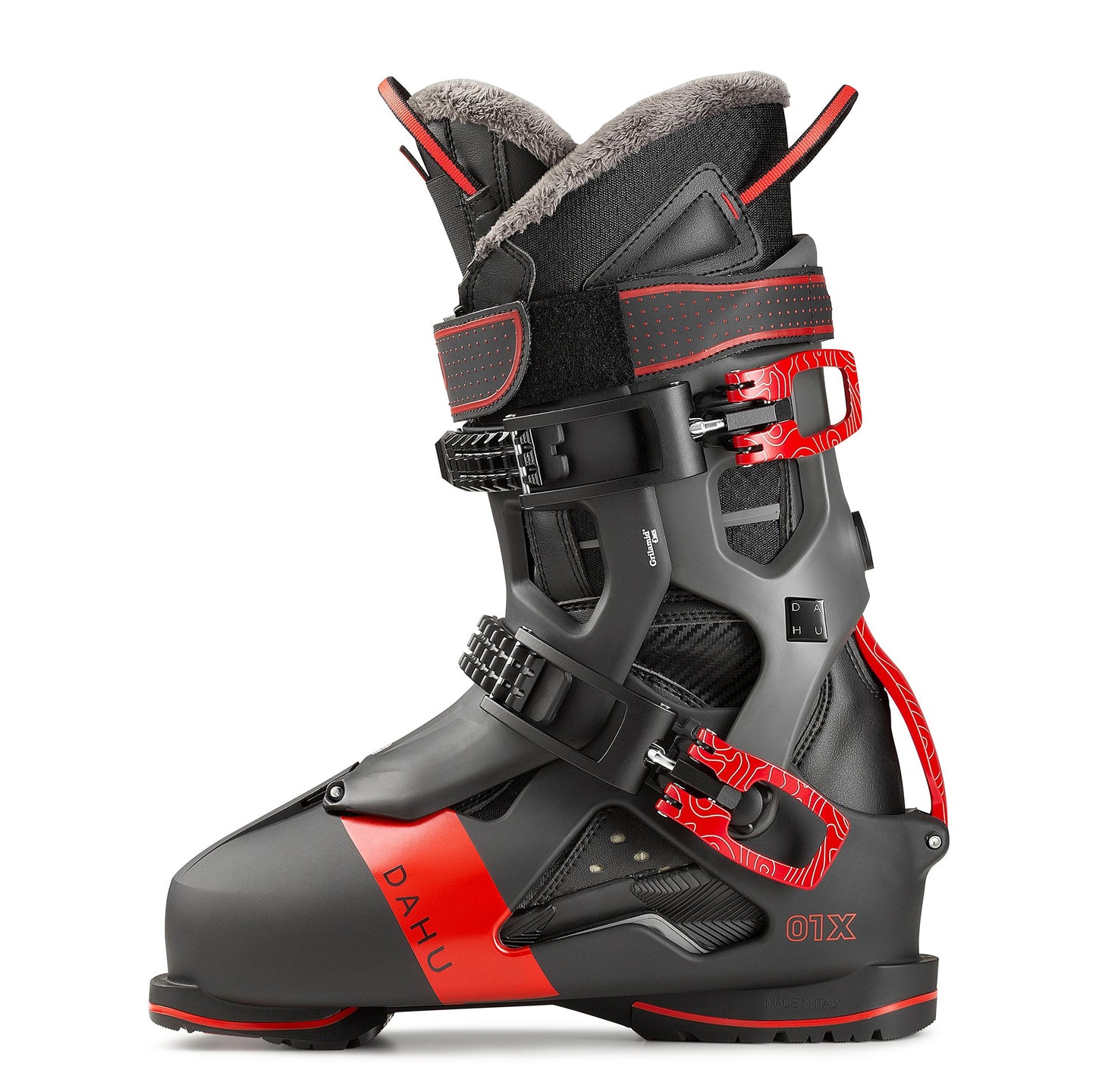 basalt black grey red
